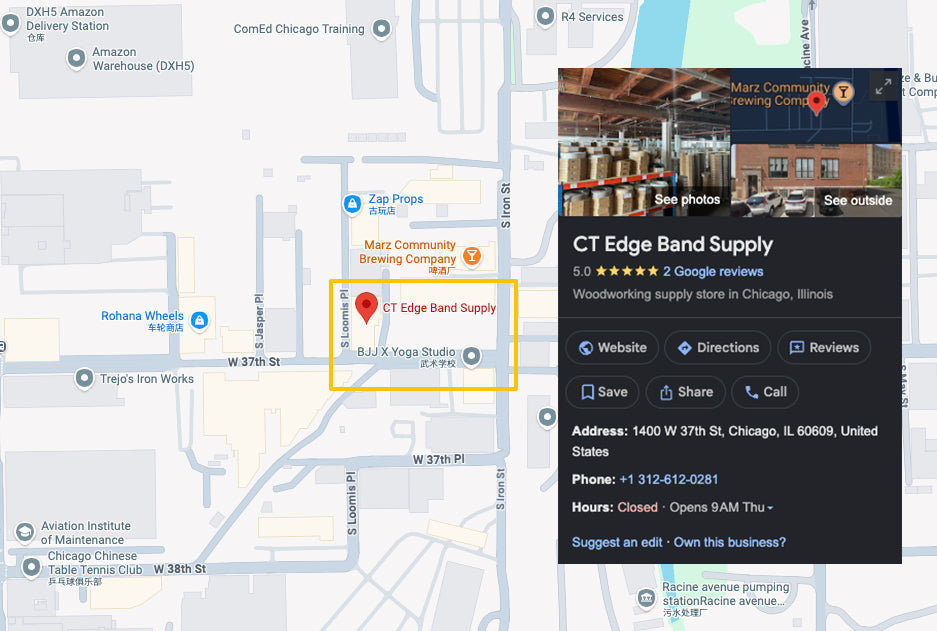 CT Edge Band Supply, Inc
