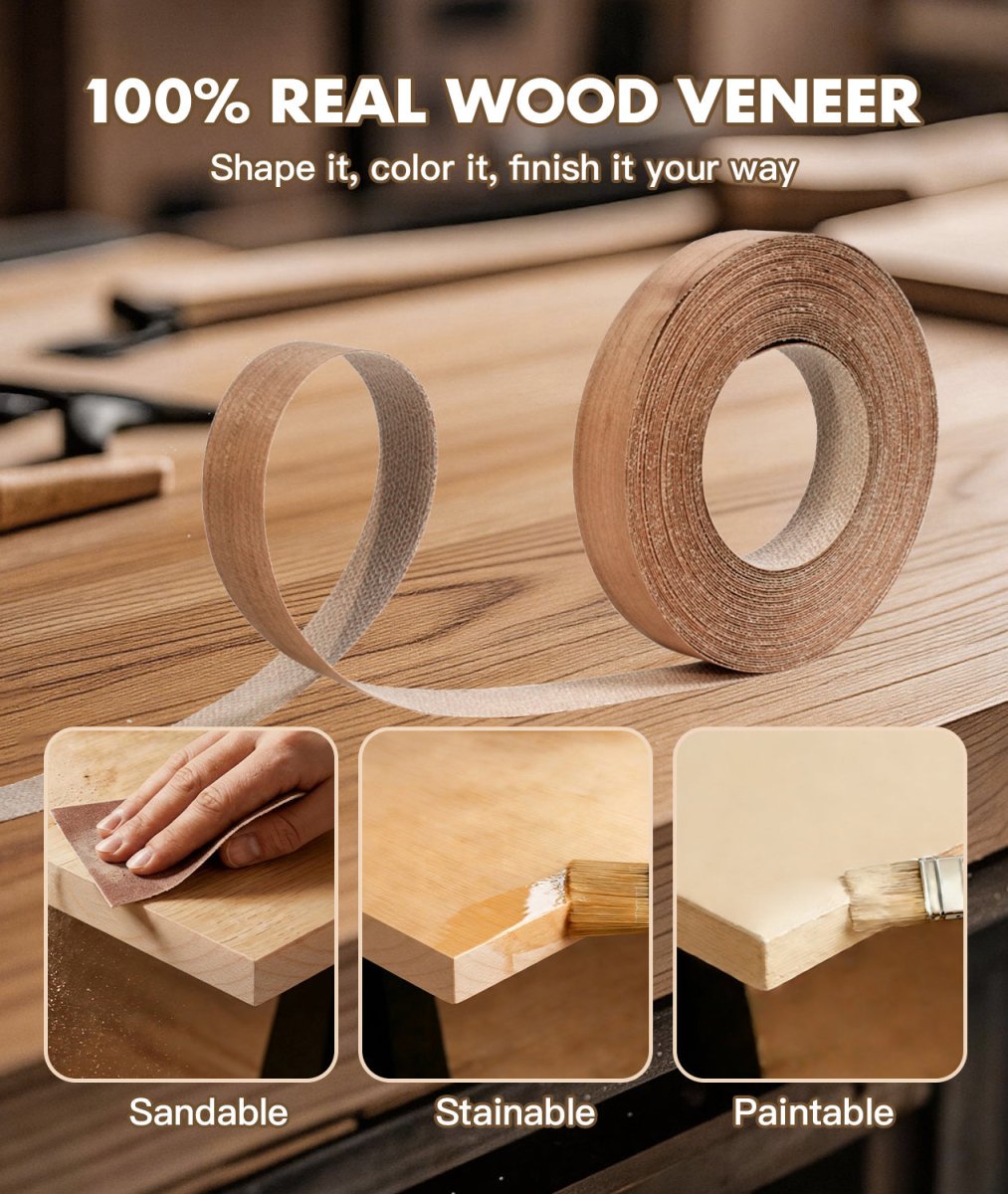 Cherry Wood Edge Banding – Real Wood Veneer for MDF & Plywood (CT11002V) - CT Edge Band Supply, Inc