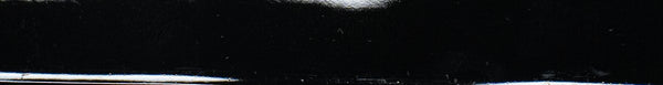 Alvic Black Negro High Gloss edge banding strip in black with a mirror-like gloss