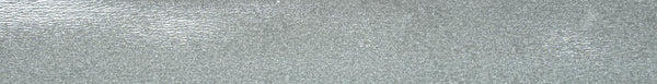 Alvic Metallo Silver High Gloss edge banding strip in light silver-grey with a glossy metallic sheen