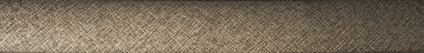 Cleaf Curio edge banding strip in bronze with a cross-hatched metallic texture