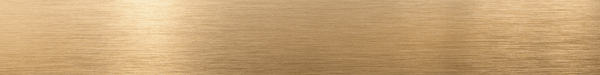 Kronospan Brushed Copper edge banding strip in copper with a brushed metal finish
