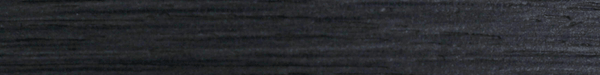 Wilsonart Fairchild edge banding strip in black with a natural woodgrain pattern