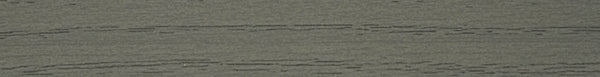 Shinnoki Pebble Triba edge banding strip in medium grey with a natural woodgrain pattern