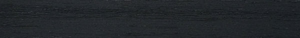 Tafisa Black Noir edge banding strip in black with a smooth solid-color surface